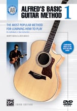 Alfred's Basic Guitar Method, Book 1 Guitar and Fretted sheet music cover